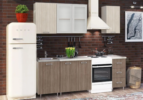 Кухонный гарнитур Катя 1,7 м (Миф)